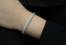 Load image into Gallery viewer, 18K Gold Diamond Bangle
