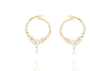 Load image into Gallery viewer, 18K Gold Diamond Earring
