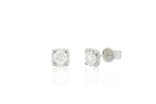 Load image into Gallery viewer, 18K White Gold Diamond Earring
