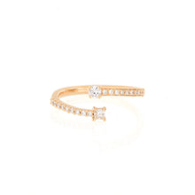 Load image into Gallery viewer, 18K Rose Gold Diamond Ring
