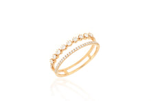Load image into Gallery viewer, 18K Rose Gold Diamond Ring
