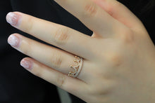 Load image into Gallery viewer, 18K Rose Gold Diamond Ring
