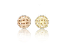 Load image into Gallery viewer, 18K Gold Bird Cage Diamond Pendant
