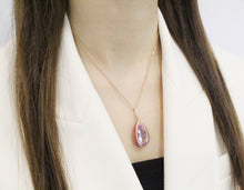 Load image into Gallery viewer, 18K Gold Amethyst Pendant
