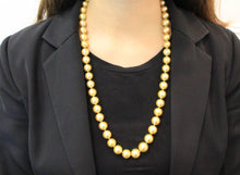 Load image into Gallery viewer, Golden South Sea Pearl Necklace
