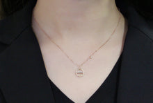Load image into Gallery viewer, 18K Rose Gold Diamond Necklace
