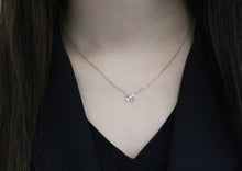 Load image into Gallery viewer, 18K Rose Gold Diamond Necklace
