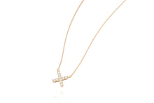 Load image into Gallery viewer, 18K Rose Gold Diamond Necklace
