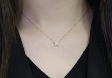 Load image into Gallery viewer, 18K Rose Gold Diamond Necklace
