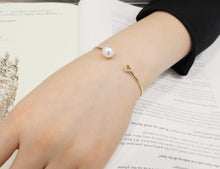 Load image into Gallery viewer, 18K Gold Pearl Bangle
